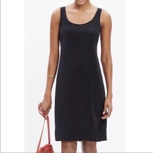 Madewell mini dress cocktail dress casual neutral 100% silk open back Sz Xs